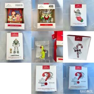 8 Piece Lot Hallmark Ornaments